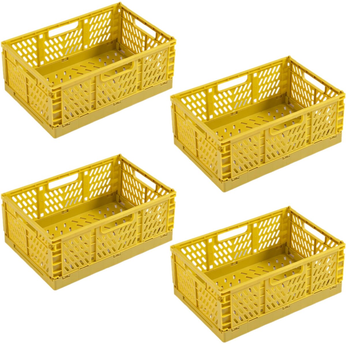 My Ninki ® Veelzijdige en Stijlvolle Opvouwbare Opslagmanden Set voor Elke Ruimte in Huis en Kantoor