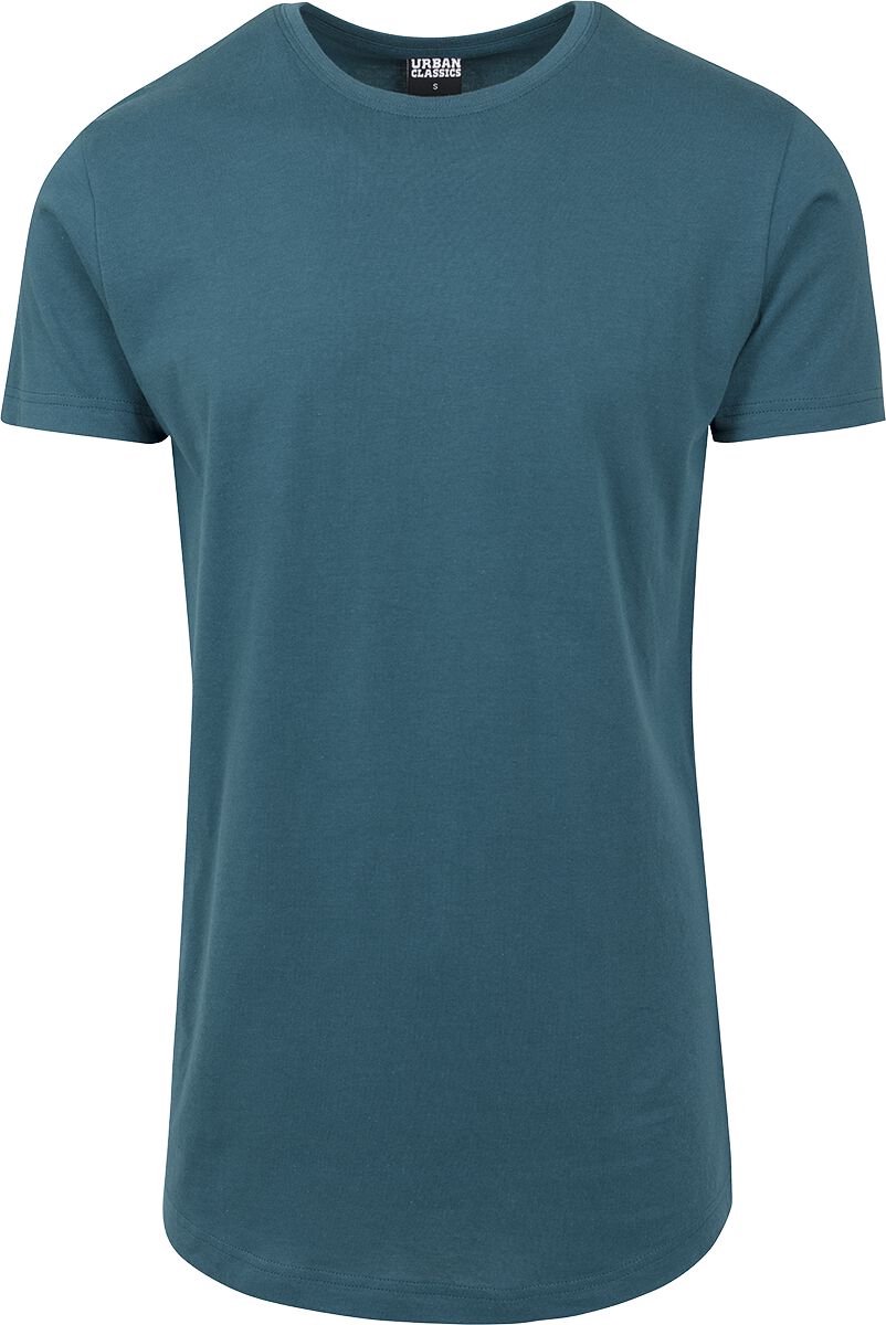 Urban Classics Shaped Long Tee Heren T-shirt petrol M Overige kleuren