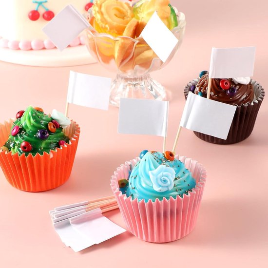 100 STKS Rainbow Pride Gay Vlag Tandenstokers Vlaggen Cupcake Toppers Decoraties Cocktail Eten Bar Cake Vlaggen Fruit (Regenboog