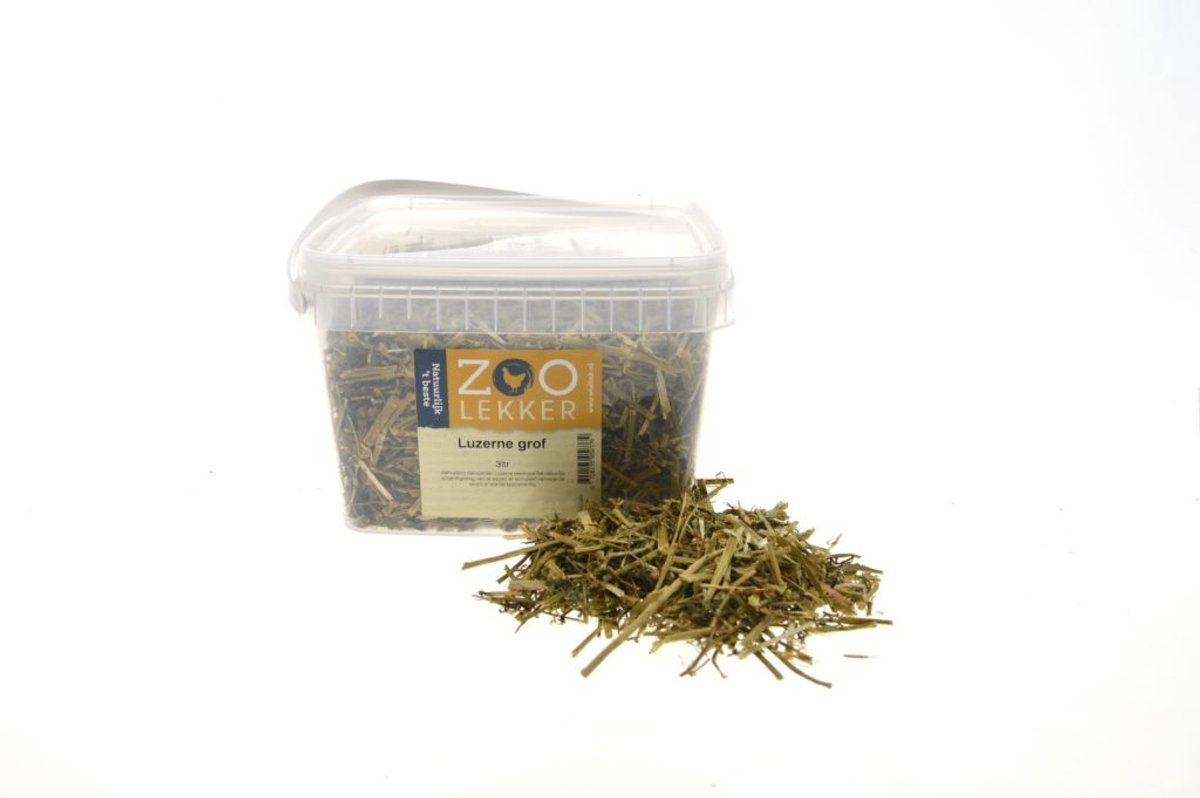 Zoolekker Luzerne grof 3 Liter