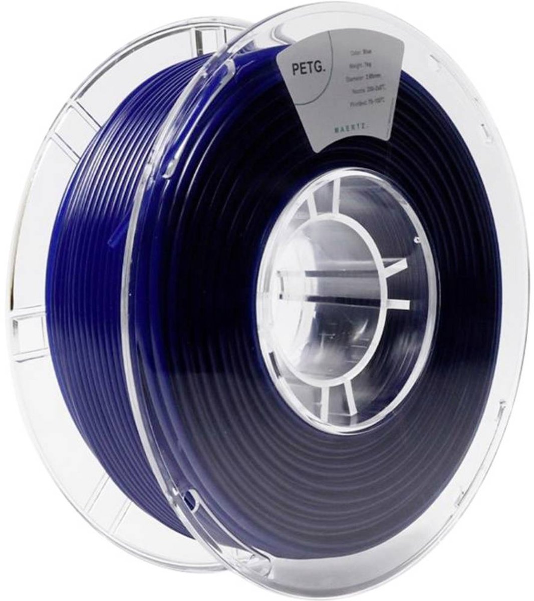 Maertz PMMA-1011-015 PMMA-1011-015 Filament PETG Chemisch bestendig 2.85 mm 1000 g Blauw 1 stuk(s) Kleurloos