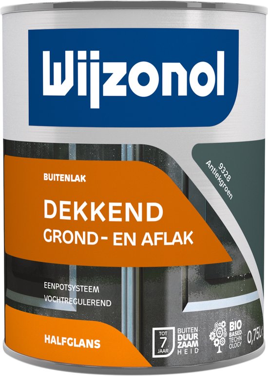 Blik Wijzonol Dekkend Grond- en Aflak Halfglans in antiekgroen 9328.