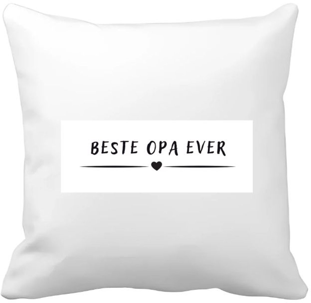 Akyol beste opa ever Kussen hoes - Opa - grandpa - leuk cadeau voor je opa - 40 bij 40 cm Multicolor