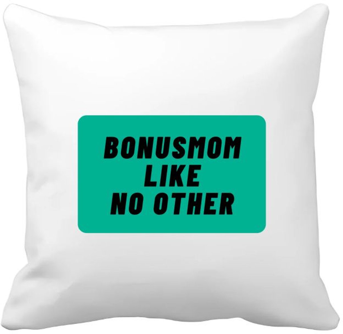 Akyol bonusmom like no other Kussen hoes - Moeder - geweldige bonusmoeder - niemand anders - verjaardag - cadeau - kado - bedankje - geschenk - 40 bij 40 cm Multicolor