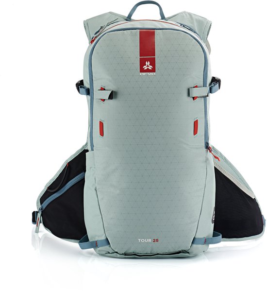 Sac à Dos ARVA Tour25 – Bleu Glacier, Imperméable, Compartiment Sécurité Avalanche – Ski De Randonnée Et Snowboard