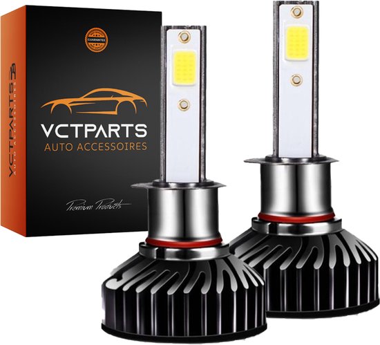 VCTparts® H1 LED Dimlicht Koplampen 8000K – Wit/IJsblauw Licht met ...