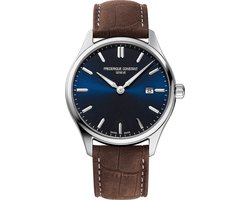 Frédérique Constant Classics FC-220NS5B6 Horloge - Leer - Bruin - Ø 39 mm