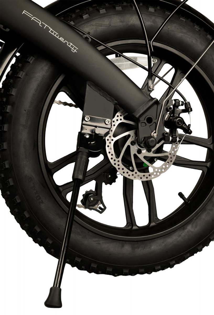 BOHLT Fat Twenty - Elektrische Vouwfiets - 20 inch Fatbike - 250W Motor - 374Wh Uitneembare Accu - 6 Versnellingen - Schijfremmen - Zwart thumbnail 3