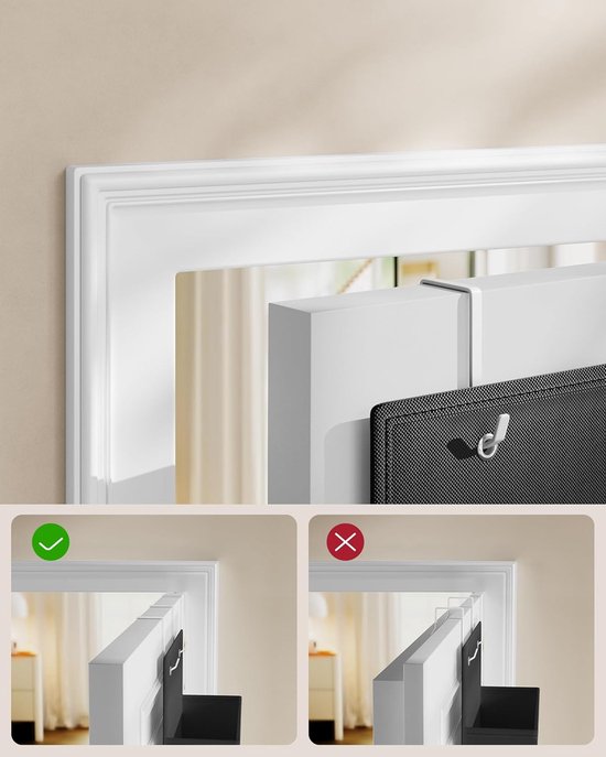 Hangende organizer 37x66cm, wandrek van stof voor aan de muur of deur. Ideaal voor kantoor, badkamer, caravan/voortent, slaapkamer of studentenkamer