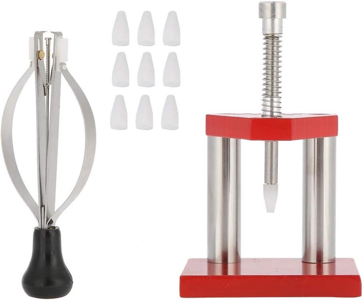 Reparatie Tool Gelegeerd Staal Horloge Reparatie Fitting Presser Kit Tool Elastische Naald Lifter - Horlogemaker - Horloge Reparatie .