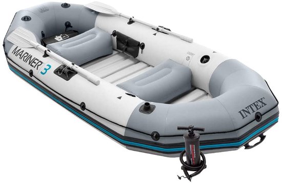 Foto: Intex 68373np mariner 3 3 persoons opblaasboot set
