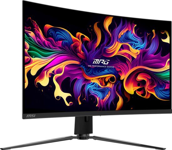 MSI MPG 321CURX QD-OLED - 4K UHD Curved Gaming Monitor - 240hz - 32 inch - USB-C PD 98W
