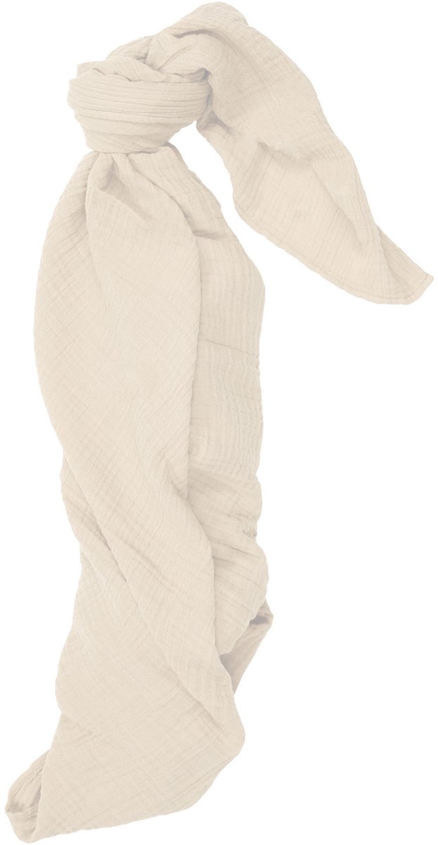 Koeka hydrofiel swaddle Faro warm white 75x75 van Koeka — afbeelding 4