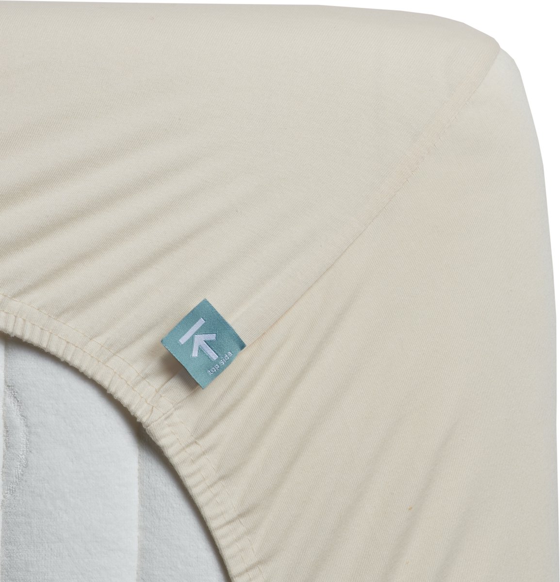 Beddinghouse - Jersey - 95% katoen - 5% lycra - Split-topper - Hoeslaken - 200x220 cm - Naturel
