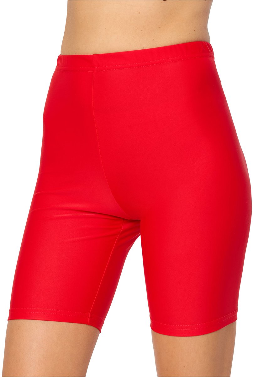 Bellivalini Dames Zwembroek - Bikinibroekje - Elastische tailleband - Polyamide & Elastaan – Rode jas – XL - BLV-BLV50-285-SWLE
