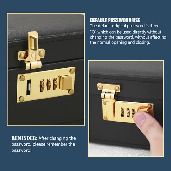 3 Stellige Code Kombination Cam Lock Silber Zink Legierung