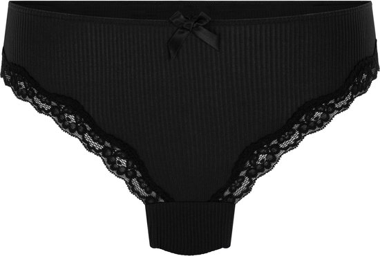 Hunkemöller Dames Lingerie Brazilian Lola - Zwart - maat S