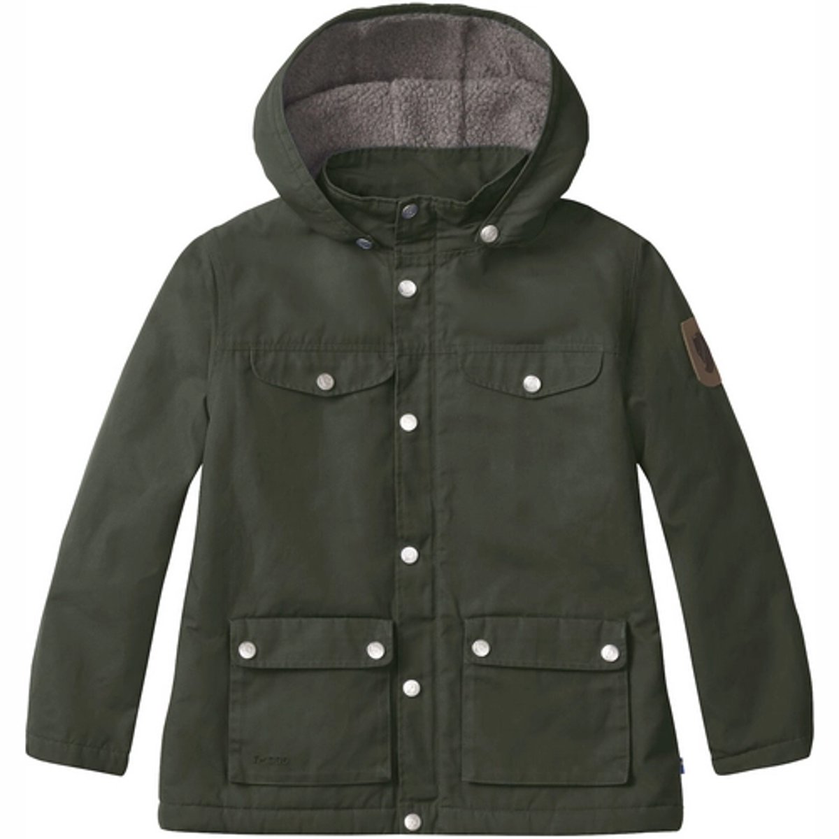 Jas Fjällräven Kids Kids Greenland Winter Jacket Deep Forest Groen