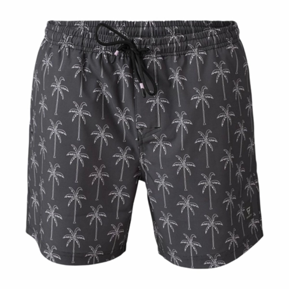Zwembroek Brunotti Men Darmin Palmtree -S Zwart