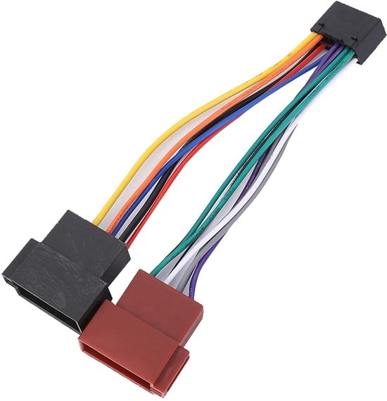 KIMISS 16-poliger ISO Adapter - Kabelbaum Adapter Für Kenwood Autoradio