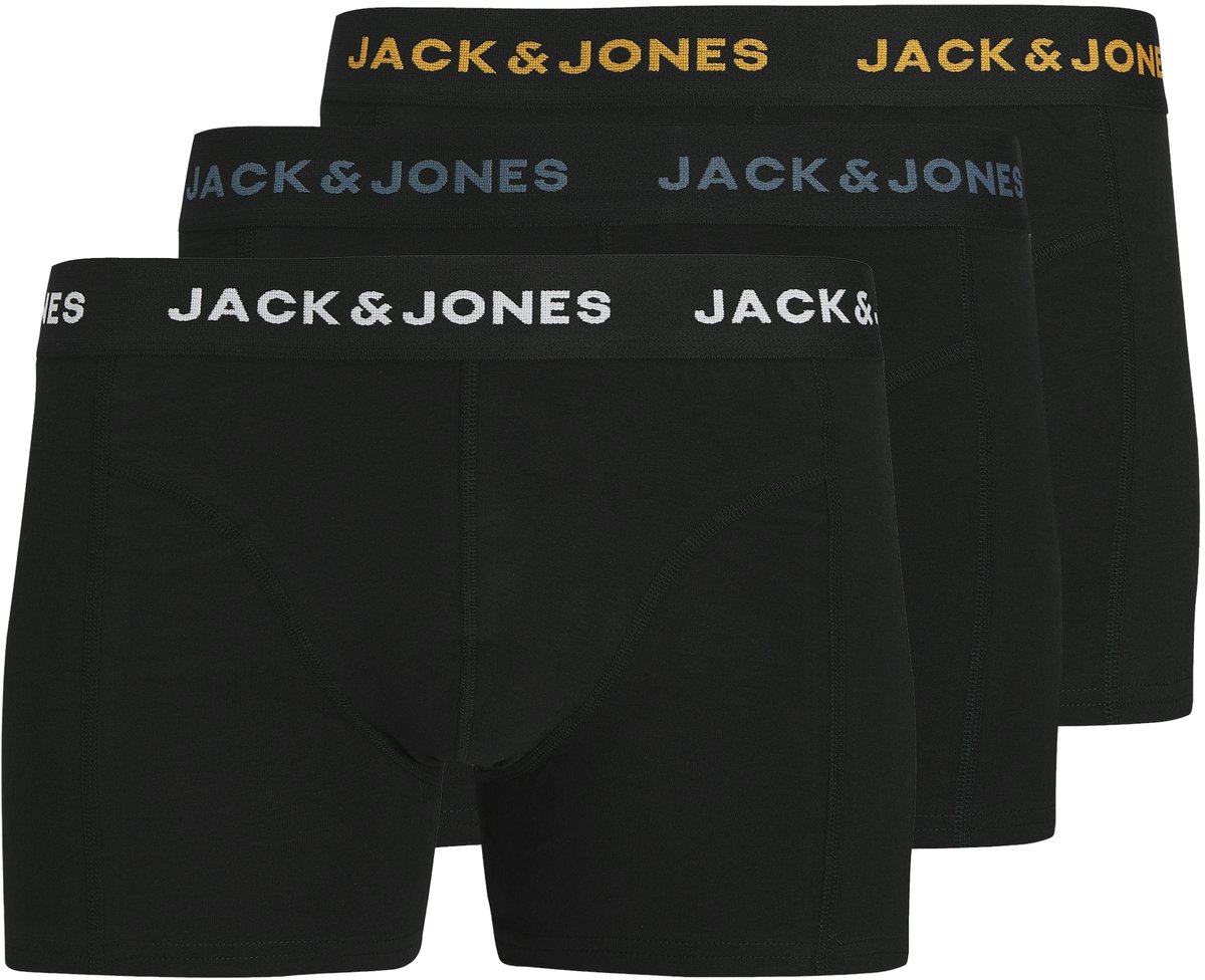 JACK&JONES - JACCONOR SOLID TRUNKS 3 PACK NOOS - Heren - Onderbroeken