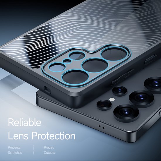 Dux Ducis - Coque de téléphone adaptée au Samsung Galaxy S25 Ultra - Back Cover - Série Aimo - Zwart