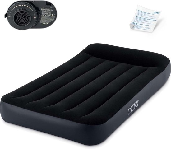 Intex Pillow Rest Classic Luchtbed met ingebouwde pomp - 191 x 99 x 25 cm