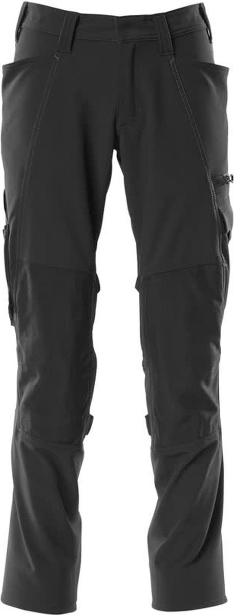 Mascot Accelerate Broek met kniezakken 18179-511 - Zwart - C50 - 90