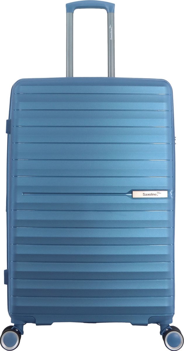Saxoline Blue – Resort | Harde Koffer / Valies /Trolley – Large (102L) – Blauw - Blauw / Large