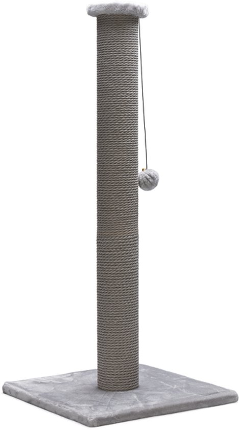 Beeztees Serpa - Krabpaal - Grijs - XL - 40x40x90 cm