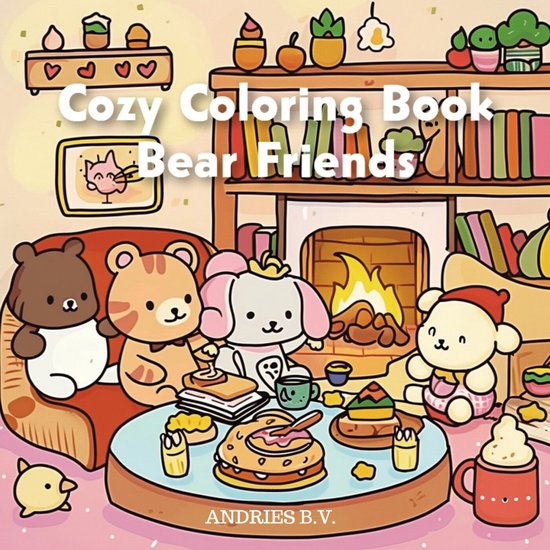 Cozy Coloring Book - Bear Friends - cover