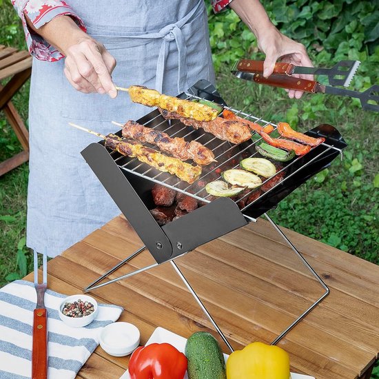 Home & Marker - Opvouwbare Barbecue - Draagbare Barbecue - Opvouwbare BBQ - Camping BBQ - Camping Barbecue - Mini Barbecue - GRILLOMATE van GRILLOMATE — afbeelding 5
