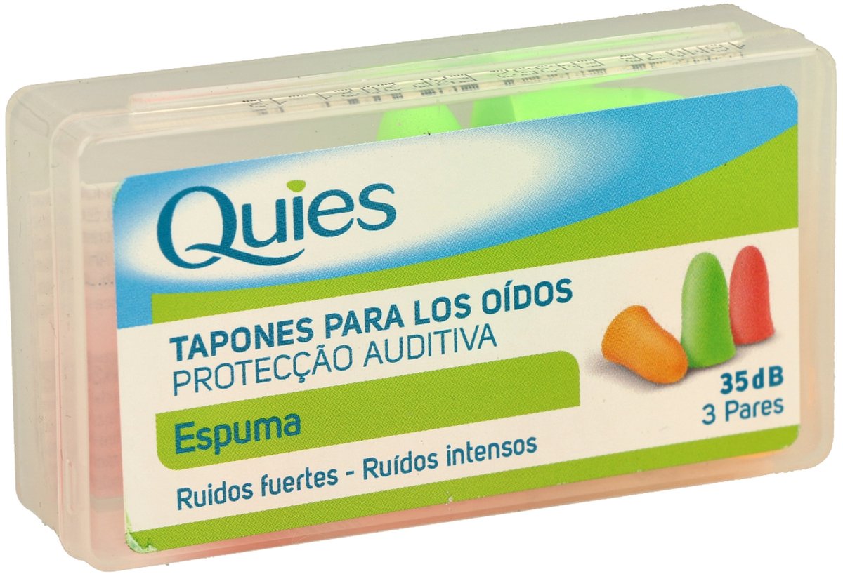 Quies Oordoppen Color 3 paar