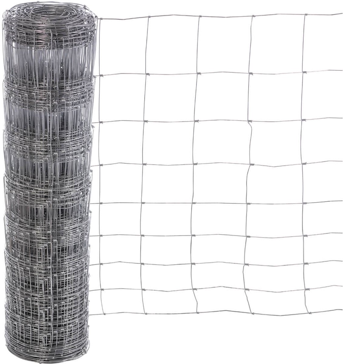Schapengaas 100cm 15cm 2.40/3.00mm 50m Verzinkt zwaar.