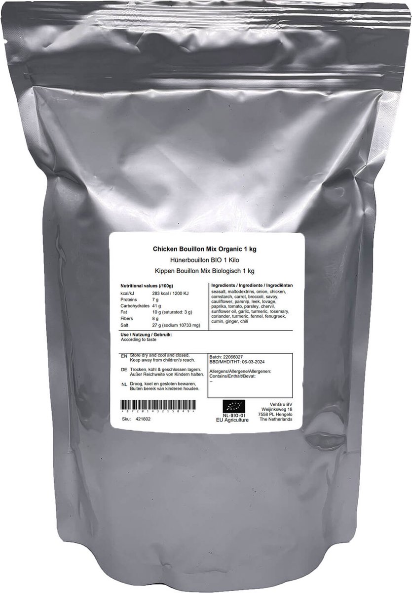 Kippenbouillon Mix Kiemarm - 1 Kg - VehGro