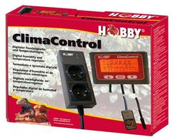 Hobby ClimaControl digitale klimaatregelaar voor terrarium | 2 uitgangen | thermostaat en hygrostaat met timer