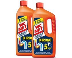 WC NET Ontstopper - Chrono 5 minuten - 2 Flessen - Voordeelverpakking