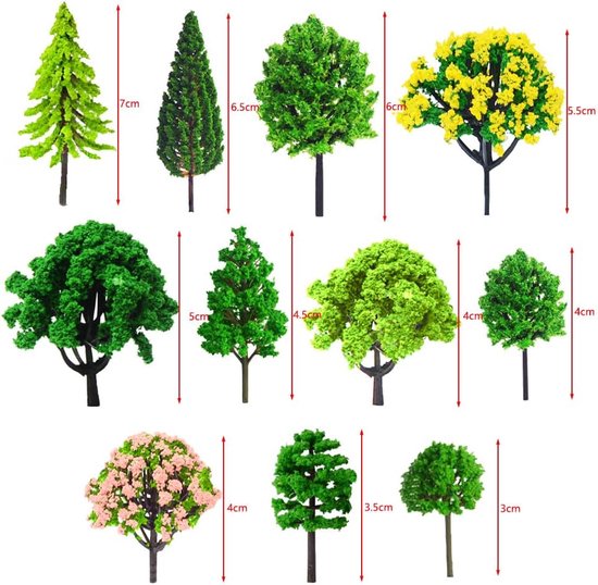 Véhicules Pour Modélisme Ferroviaire - 1182 Arbre Véhicule - Blanc