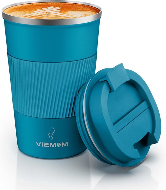 Geïsoleerde Koffiekopje 350ml/500ml Vacuüm Dubbelwandige Reismok Roestvrij Staal Lekvrije Tuimelaar, Koffiemok met Gemakkelijk Schoon Deksel voor Koffie, Thee en Bier Geïsoleerde Koffiekopje 350ml/500ml Vacuüm Dubbelwandige Reismok Roestvrij Staal Lekvrije Tuimelaar, Koffiemok met Gemakkelijk Schoon Deksel voor Koffie, Thee en Bier