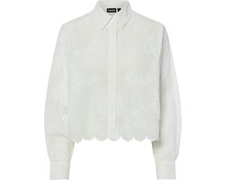PIECES - PCJEFINA L/S SHIRT WVN - Dames - Blouses