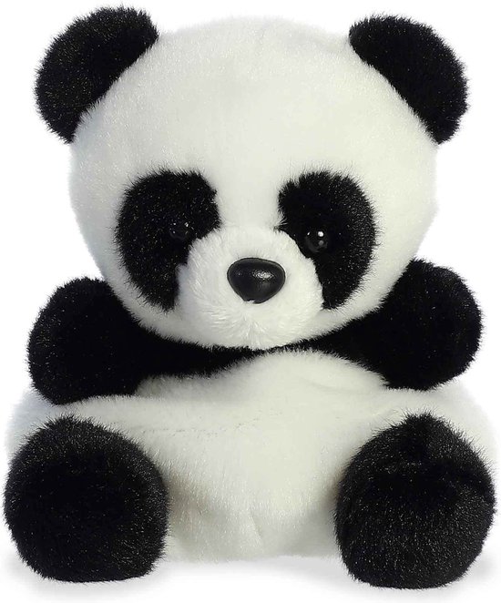 Aurora Cuddly Panda Palm Pals Junior 13 Cm Peluche Zwart/ blanc