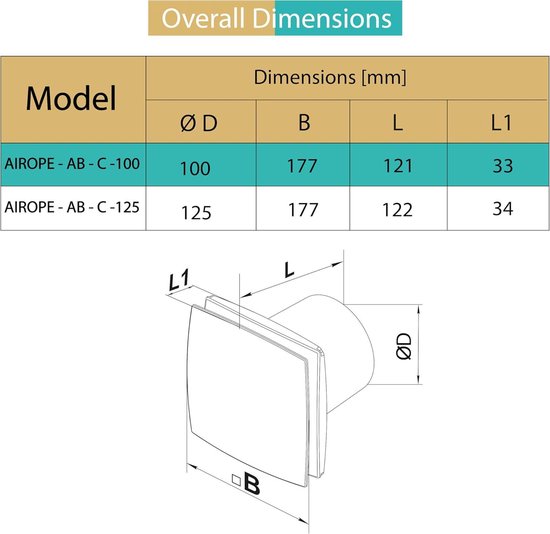 Terugslagklep 180mm voor spirobuis 75100008