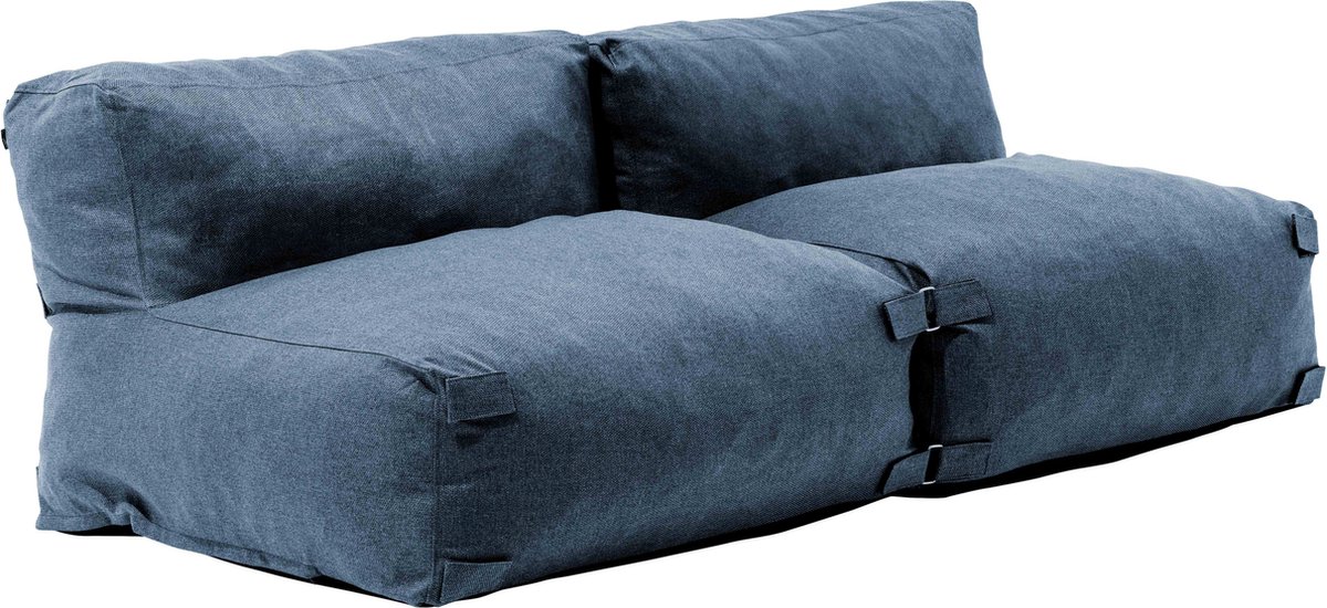 Oviala - Modulair 2-zits tuinmeubilair in Pacific Blue - Mixi