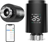 Vanne de radiateur thermostatique programmable – Thermostat Zigbee de réglage de la température – Hub Tuya Zigbee requis – Smart Home Compatible avec Alexa Google Home