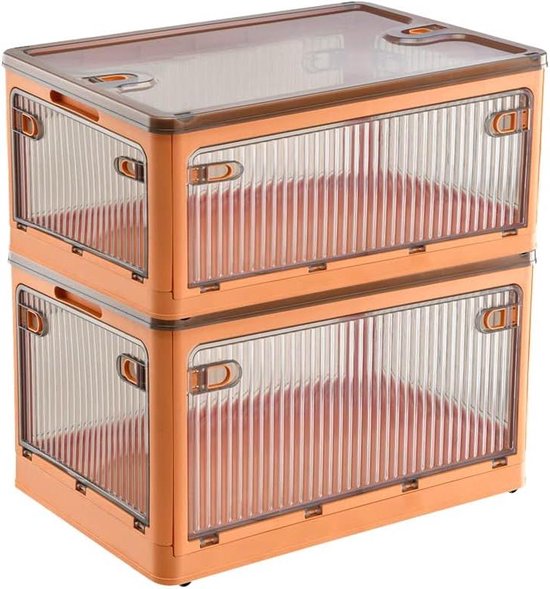 TUKA-i-AKUT TKD8640 Opvouwbare opbergdozen met deksel, stapelbaar TUKA-i-AKUT TKD8640 Opvouwbare opbergdozen met deksel, stapelbaar