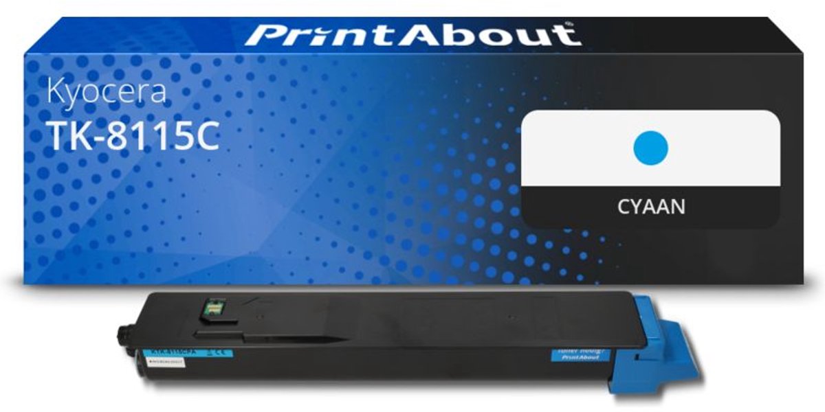 PrintAbout Huismerk Kyocera TK-8115C Toner Cyaan