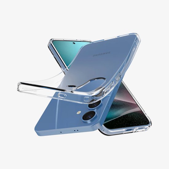 Coque Spigen adaptée à la coque Samsung Galaxy S25 en Siliconen - Coque arrière Spigen Liquid Crystal - Transparente