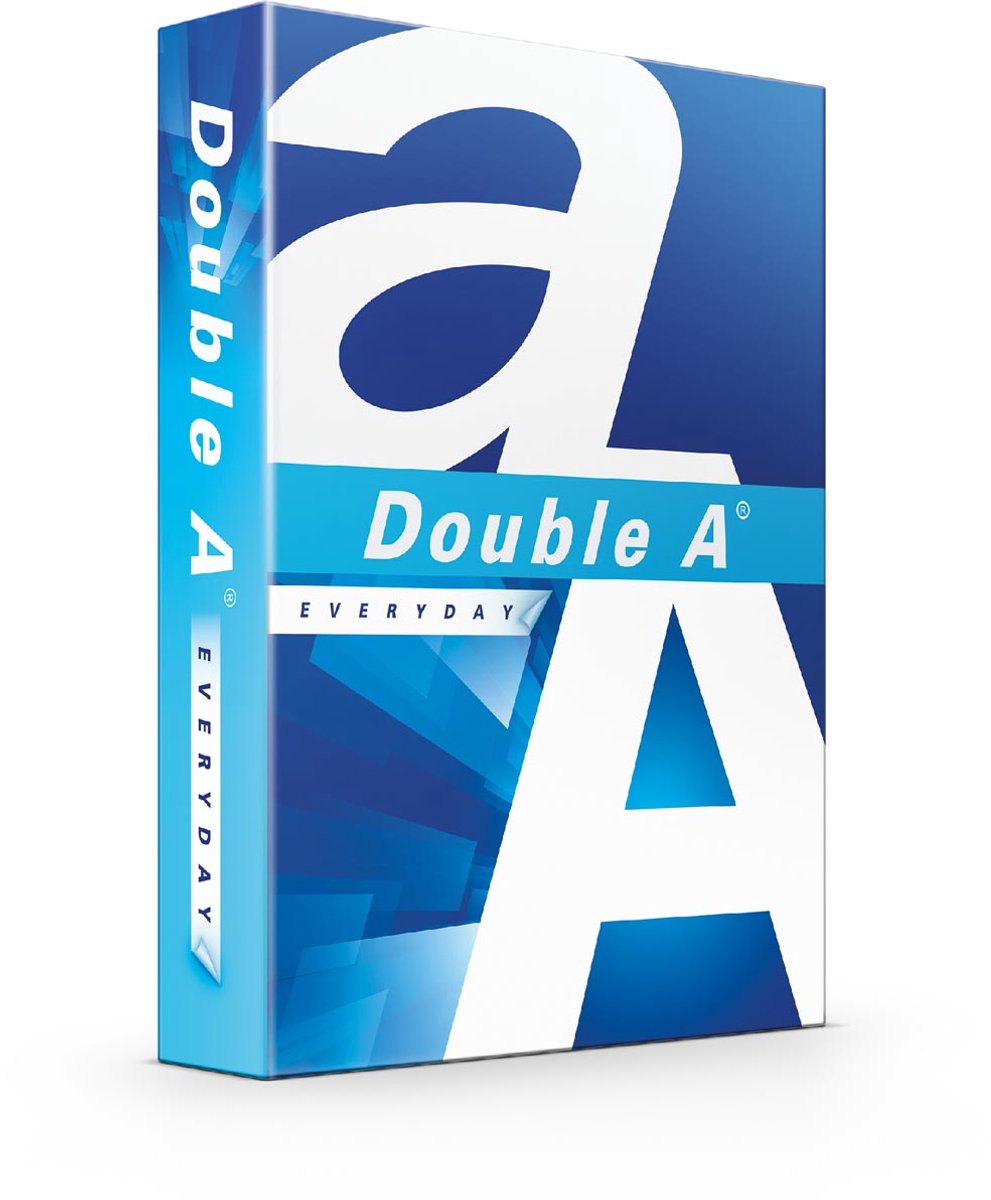Double A everyday printpapier ft a3, 70 g, pak van 500 vel, doos van 5 pak