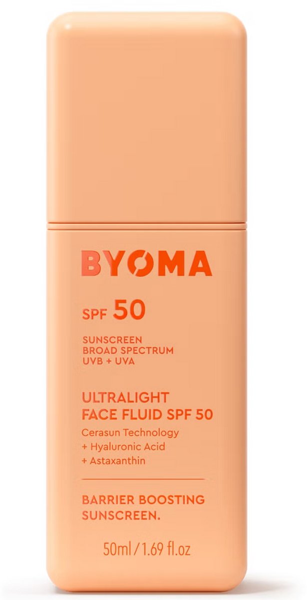 Byoma Ultralight Face Fluid SPF 50 – Hoogwaardige Zonbescherming & Hydratatie – 50ml