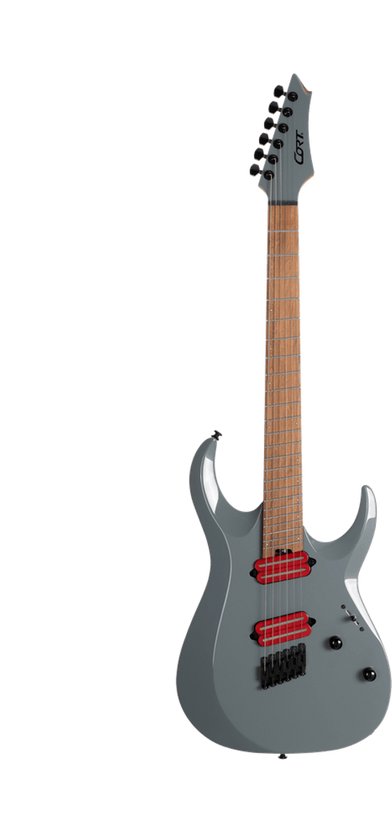 Cort X-700 Mutility II Tactical Grey multiscale elektrische gitaar met gigbag